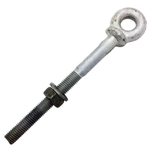 Galvanised Steel Long Shank Eye Bolts | Wire Rope Shop