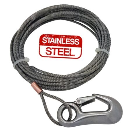 Galvanised Steel Wire Rope with Fitted Hooks